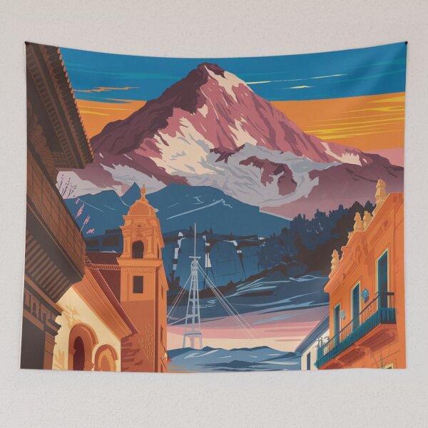 Artikelvorschau, La Paz Vintage Reise Poster entworfen und verkauft von TravelerRat.