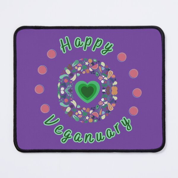 Item preview, Happy Veganuary Plant Based Goodness designed and sold by LivingRoomZoo.