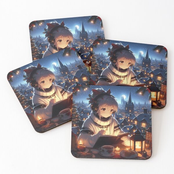 Item preview, Snowy Christmas Study Vibes designed and sold by josie1680.