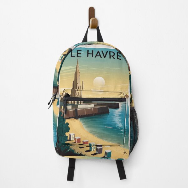 Item preview, Le Havre Vintage Travel Poster designed and sold by TravelerRat.