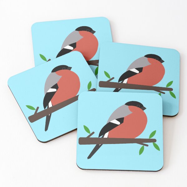Item preview, Cute great bullfinch bird - birds in my garden designed and sold by mikistudio.