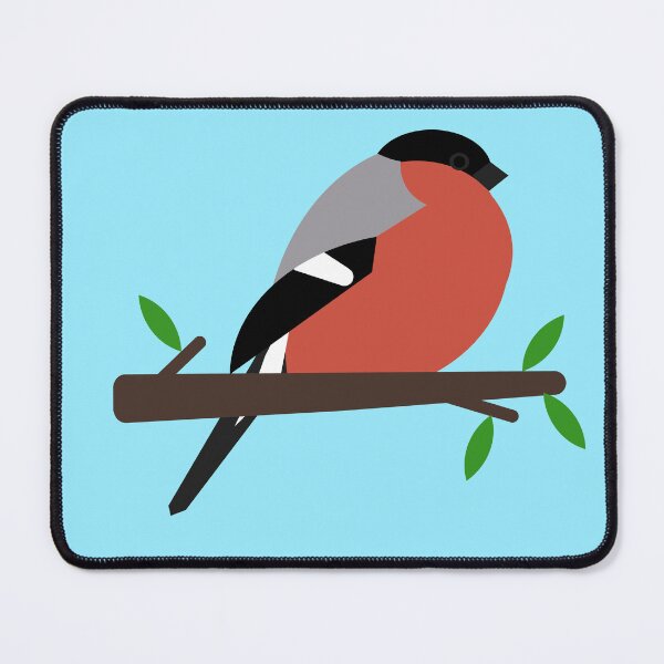 Item preview, Cute great bullfinch bird - birds in my garden designed and sold by mikistudio.