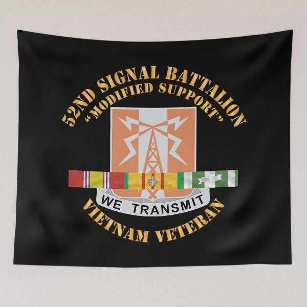 Item preview, 52nd Signal Battalion (Modified Support) w SVC Ribbon X 300 designed and sold by Military Insignia Products.