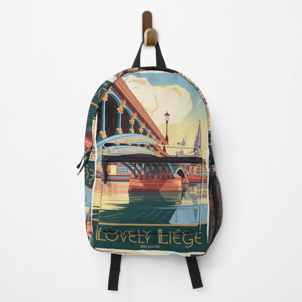 Item preview, Liege Vintage Travel Poster designed and sold by TravelerRat.