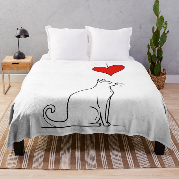Item preview, Cat with Heart designed and sold by Angry Swan Designs.