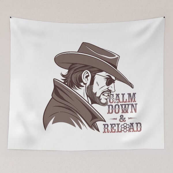 Item preview, Chill Out, Cowpoke designed and sold by NickTaroDesign.
