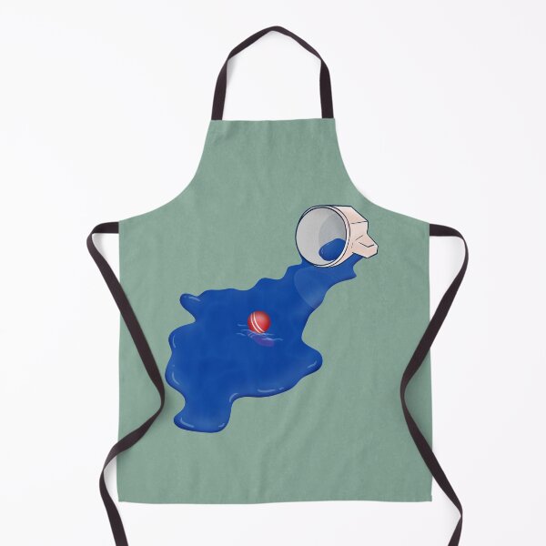 Item preview, Minimalist Heathers Art - Blue Liquid and Red Ball Tribute to Heather Chandler designed and sold by PricklyBearArt.