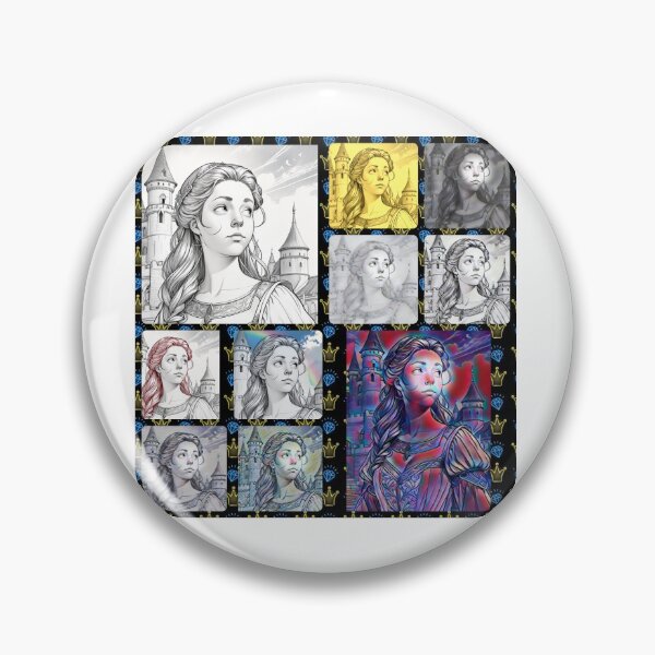 Item preview, Fantasy princess collage designed and sold by Punkinchunk.