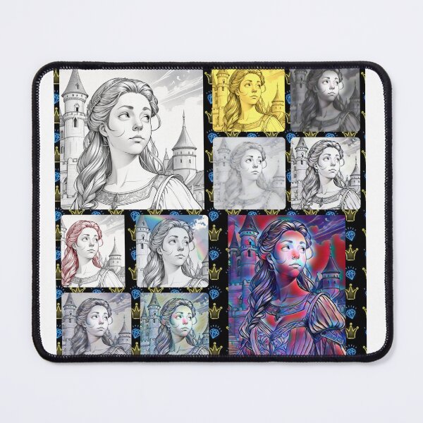 Item preview, Fantasy princess collage designed and sold by Punkinchunk.