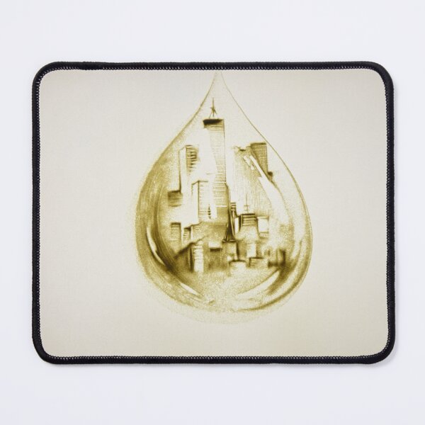 Item preview, Cityscape in a Drop of Water Abstract Sand Art designed and sold by sandexperiment.