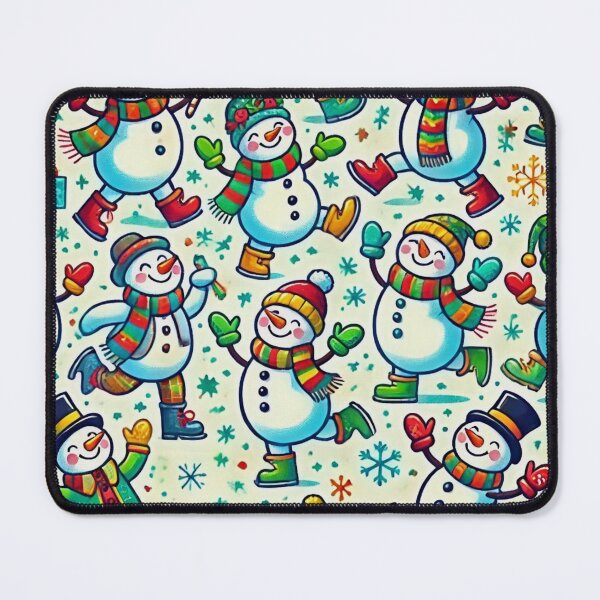 Item preview, Dancing Snowmen Delight designed and sold by GlassPenny.