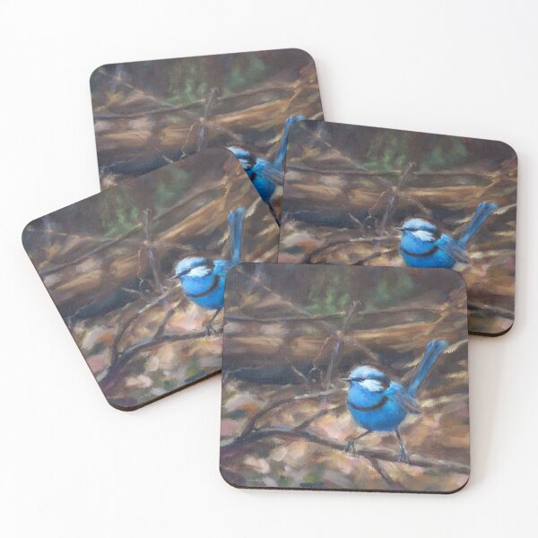 Item preview, Splendid Fairywren painting designed and sold by GothicByNature.