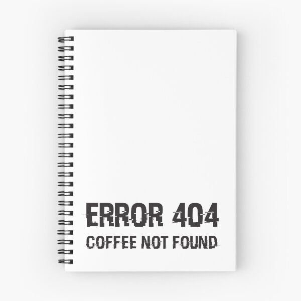 Item preview, Error 404 Coffee Not Found designed and sold by Rhu Creations.