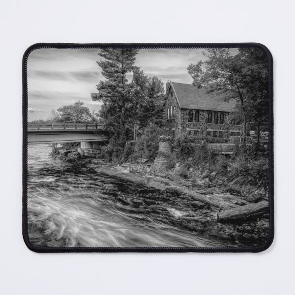 Item preview, Bala Falls Old Stone Church, Ontario BW designed and sold by jrtwynam.