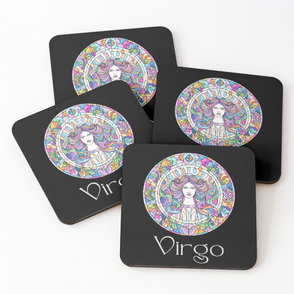 Item preview, Virgo Horoscope Sign - Zodiac Stained Glass designed and sold by DreamsArtwear.
