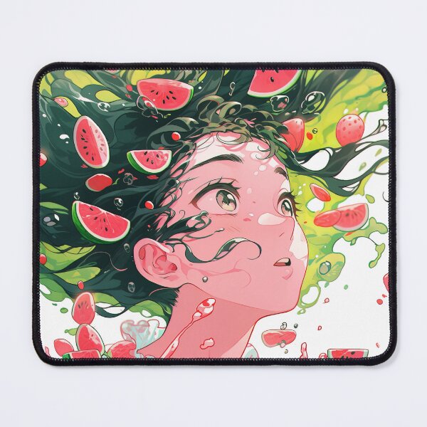 Item preview, Splashy Invigorating Melon Anime Girl designed and sold by bubblegoth.