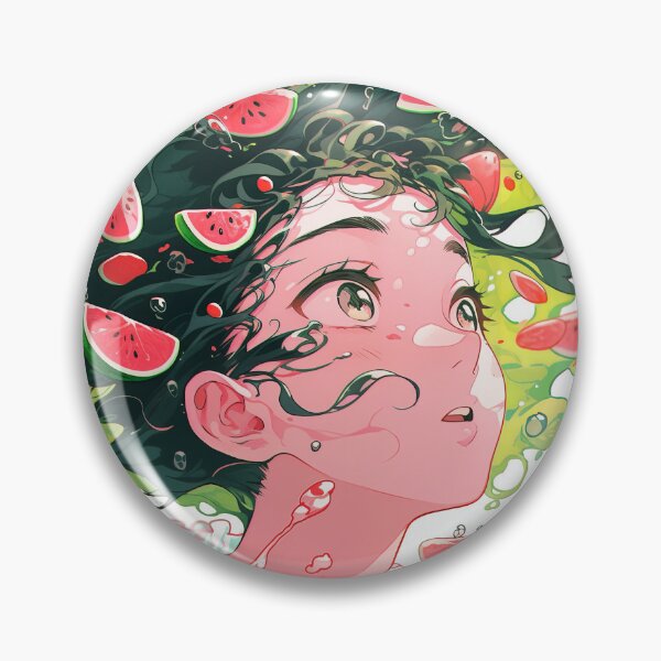 Item preview, Splashy Invigorating Melon Anime Girl designed and sold by bubblegoth.