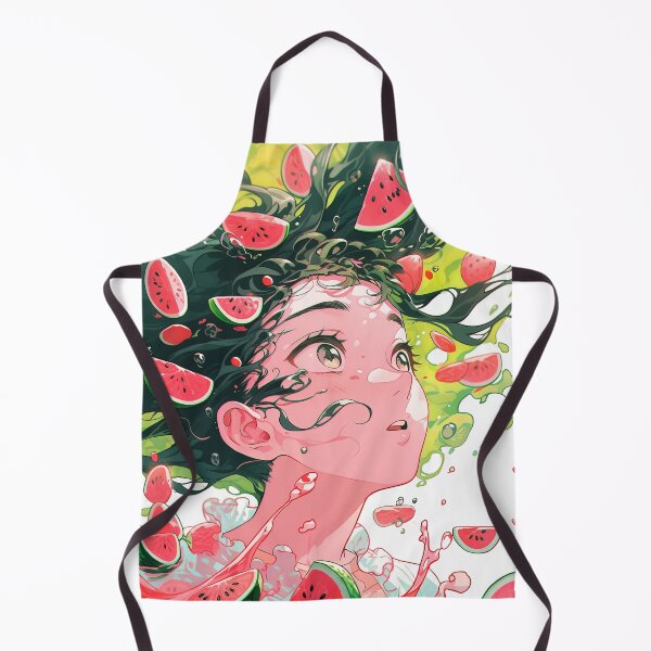 Item preview, Splashy Invigorating Melon Anime Girl designed and sold by bubblegoth.