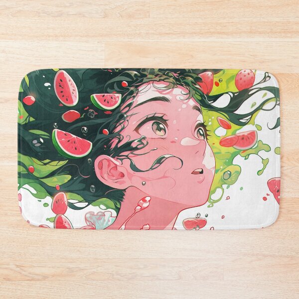 Item preview, Splashy Invigorating Melon Anime Girl designed and sold by bubblegoth.