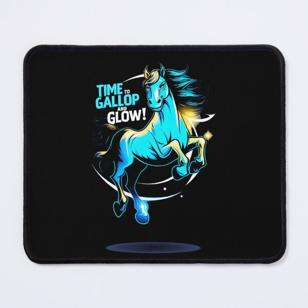 Item preview, Time to Gallop and Glow | Vibrant Horse Art by LaLi Designs designed and sold by LaLi-Designs.