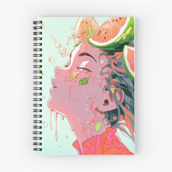Item preview, Juicy Watermelon Anime Girl designed and sold by bubblegoth.
