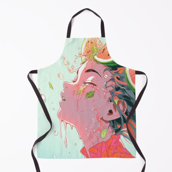 Item preview, Juicy Watermelon Anime Girl designed and sold by bubblegoth.