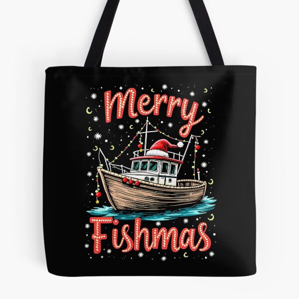 Item preview, Nautical Christmas - Fishing Boat Decorated for Christmas designed and sold by BNCH44.
