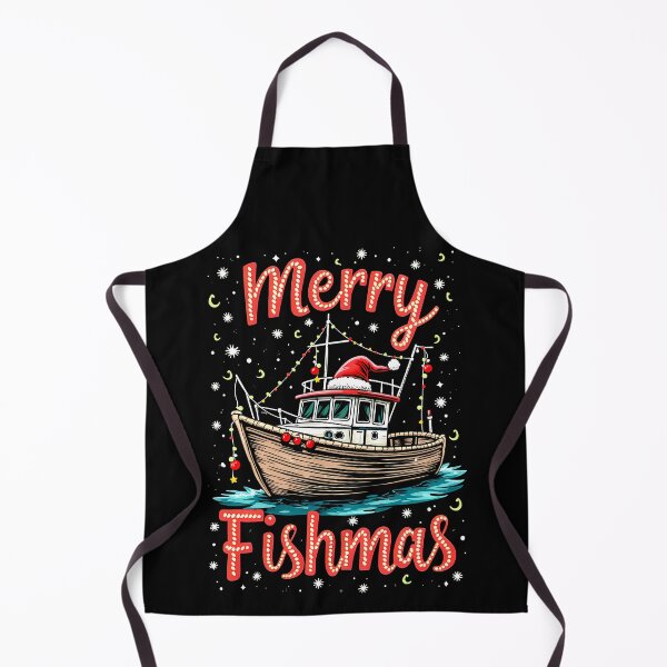 Item preview, Nautical Christmas - Fishing Boat Decorated for Christmas designed and sold by BNCH44.