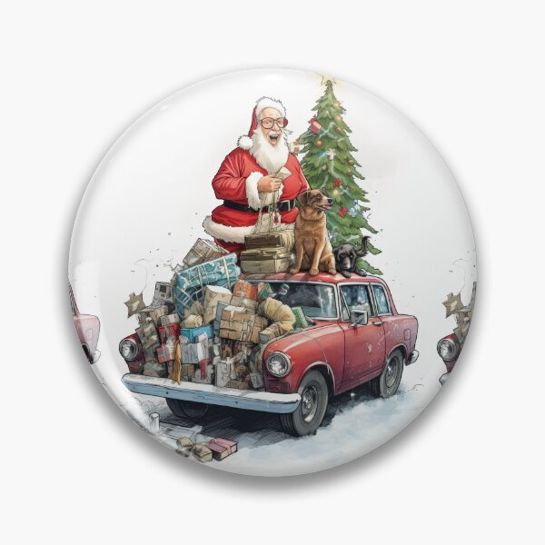 Item preview, Santa Claus Bringing Gifts to Holiday Homes designed and sold by Piotrek0001.