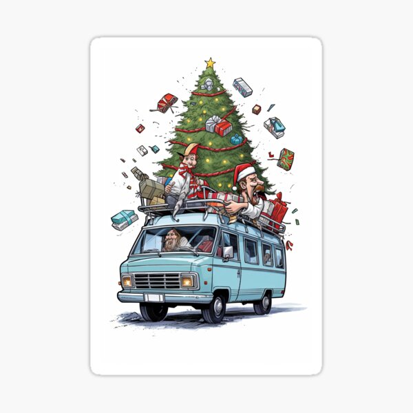 Item preview, Festive Camper Adventures with Santa Claus designed and sold by Piotrek0001.