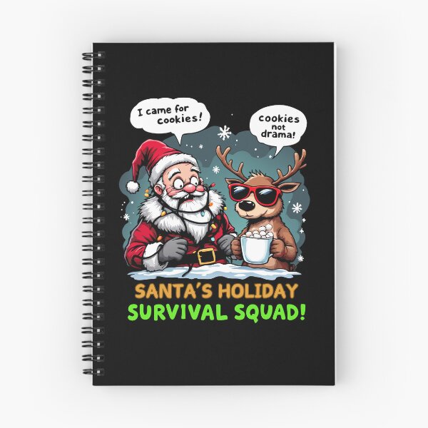 Item preview, Santa’s Holiday Survival Squad: Chaos, Cocoa, and Christmas Lights! designed and sold by Crazyllover.