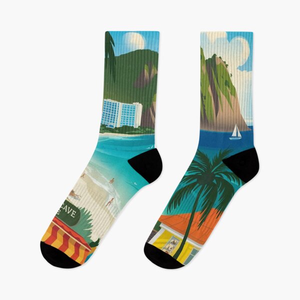 Item preview, Montego Bay Vintage Travel Poster designed and sold by TravelerRat.