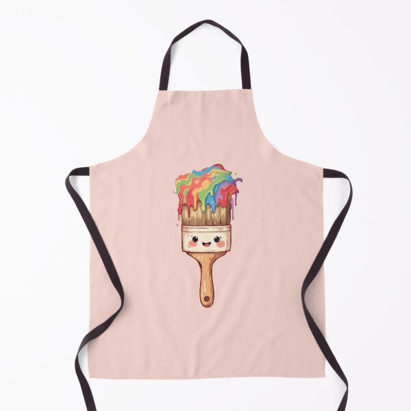 Item preview, Rainbow Smile Paintbrush in Pink Pastels designed and sold by MadeByHaresShop.