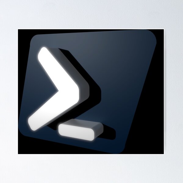 Item preview, PowerShell Icon 3D designed and sold by skoolsarecool.