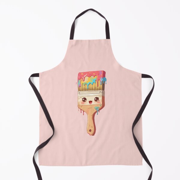 Item preview, Rainbow Smile Paintbrush in Pink Pastels designed and sold by MadeByHaresShop.
