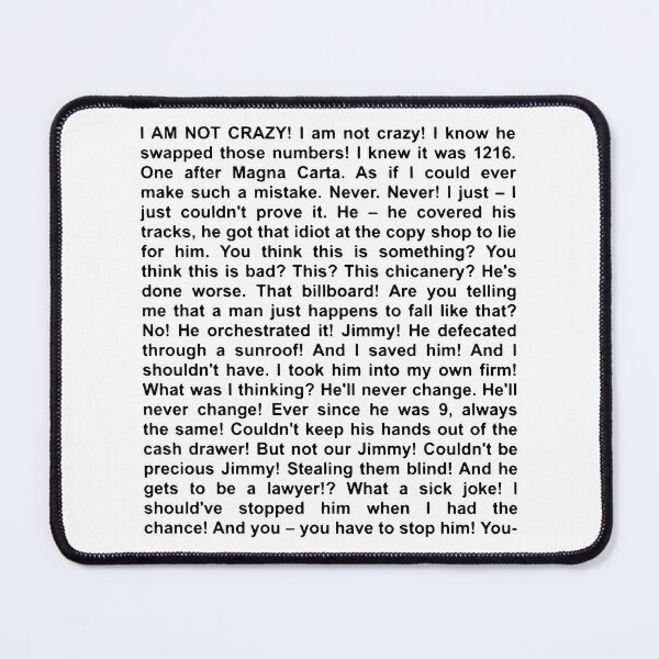 Item preview, Better Call Saul, Breaking Bad Chicanery Chuck McGill Funny Meme Saul Goodman Novelty 2 designed and sold by GalenoHenley.