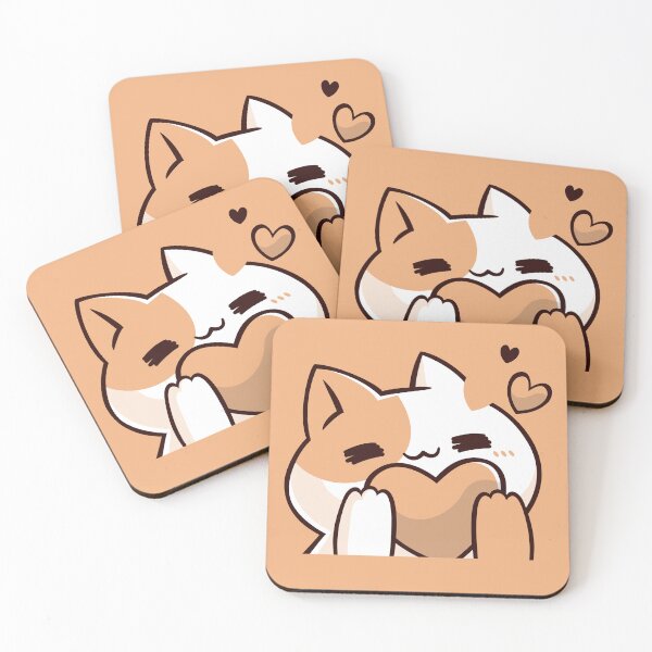 Item preview, light peach chibi Cat Aesthetic designed and sold by SimplyPsycho.