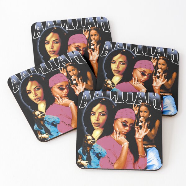 Item preview, Bootleg : Aaliyah Merch Vintage 90s bootleg Rap Tee designed and sold by tjrxworkspace-.