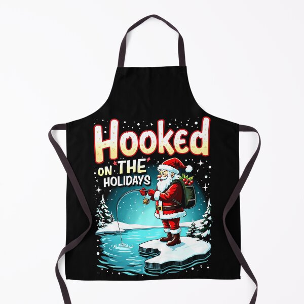 Item preview, Santa Claus Ice Fishing on Christmas Eve designed and sold by BNCH44.