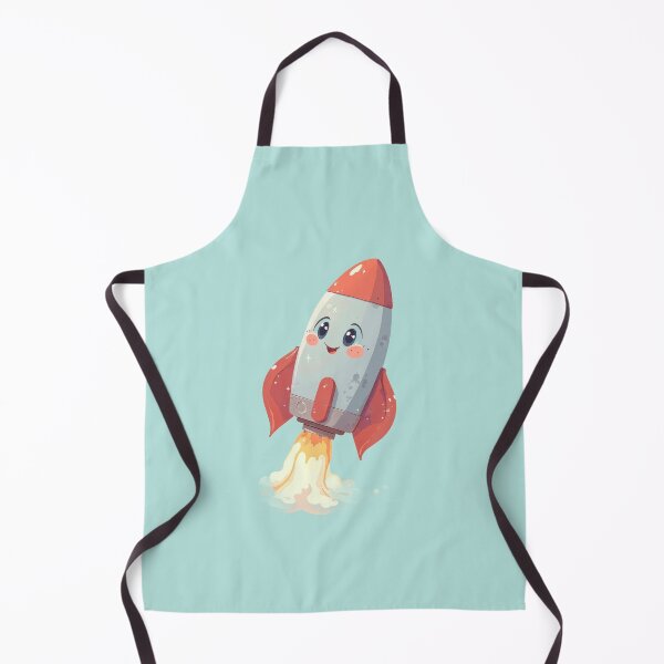 Item preview, Cheerful Blastoff Kawaii Rocket dventure designed and sold by MadeByHaresShop.