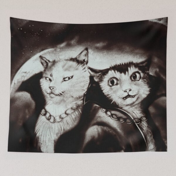 Item preview, NosPurrRatu Halloween Cat Sand Art designed and sold by sandexperiment.