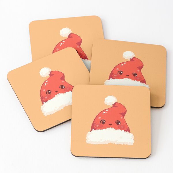 Item preview, Joyous Snowy Santa Cap  Kawaii Winter Delight designed and sold by MadeByHaresShop.