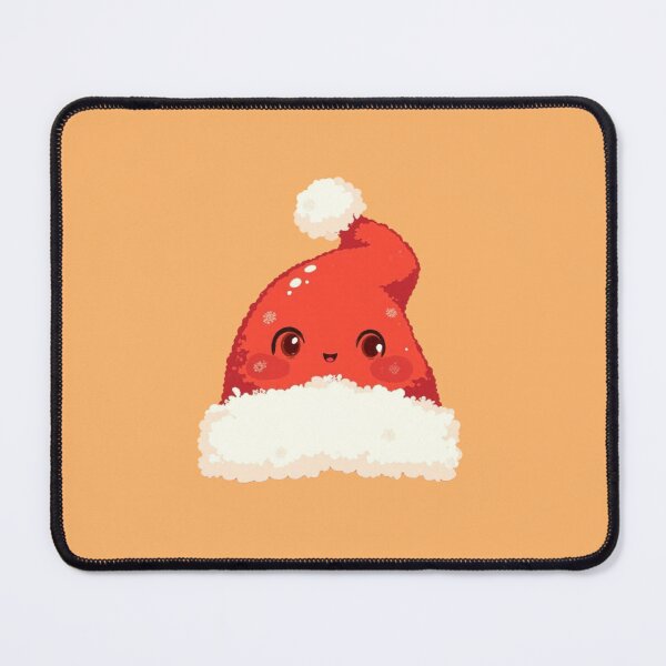 Item preview, Joyous Snowy Santa Cap Kawaii Winter Delight designed and sold by MadeByHaresShop.