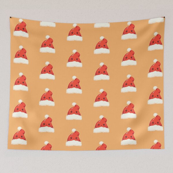 Item preview, Joyous Snowy Santa Cap  Kawaii Winter Delight designed and sold by MadeByHaresShop.