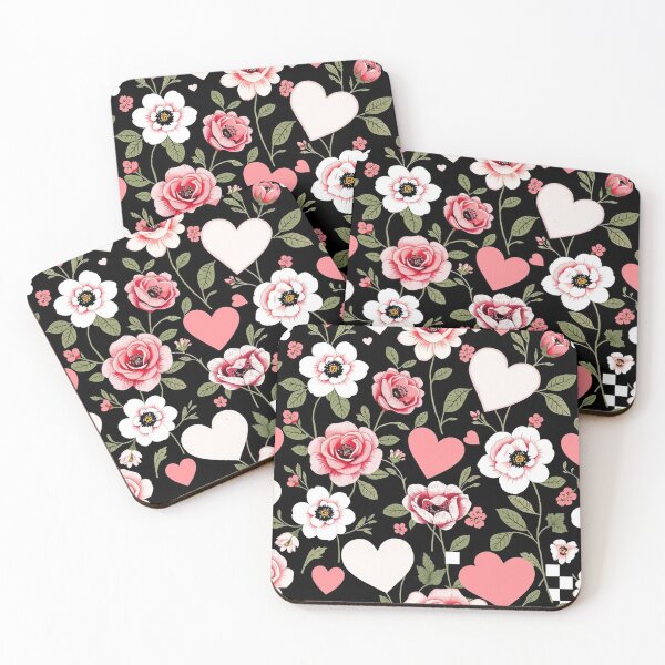 Item preview, Fleurs et coeurs designed and sold by GasconyPassion.