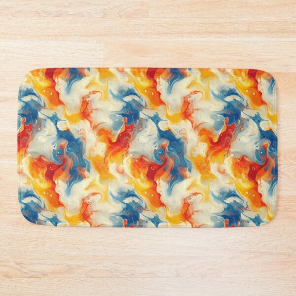 Item preview, Colorful abstract painting pattern designed and sold by BeebooDesign.