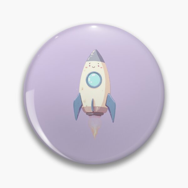 Item preview, Glowing Galaxy Rocket Kawaii Starlight dventure designed and sold by ShroomForge.