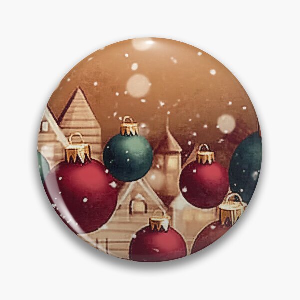 Item preview, Golden Glow Christmas Baubles designed and sold by NomadicDreamer.