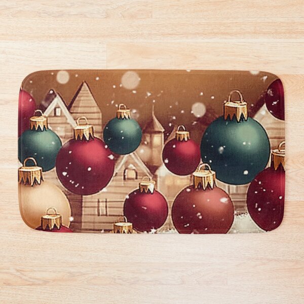 Item preview, Golden Glow Christmas Baubles designed and sold by NomadicDreamer.