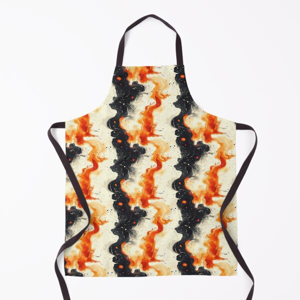 Item preview, Colorful marble splash pattern orange, black, white designed and sold by BeebooDesign.